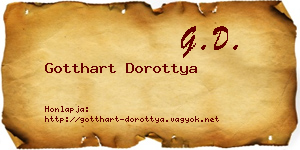 Gotthart Dorottya névjegykártya